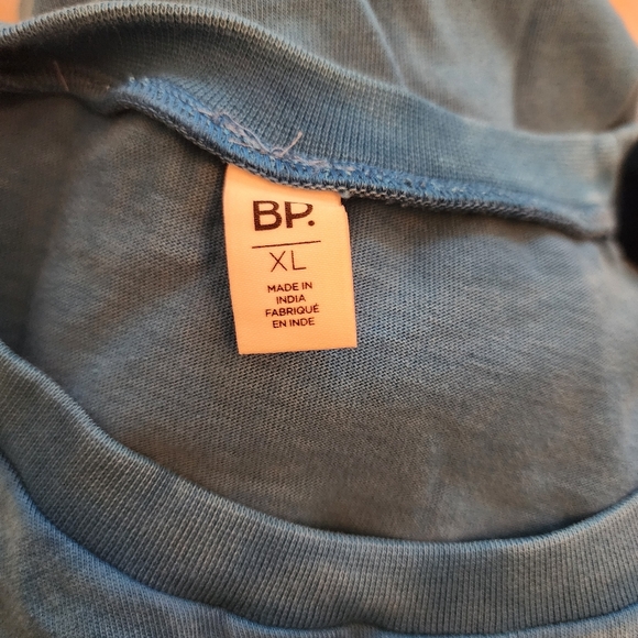 NWT BP XL Blue Cotton Crop Top - Picture 3 of 4